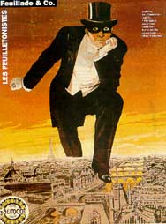 Poster for the first Fantômas serial